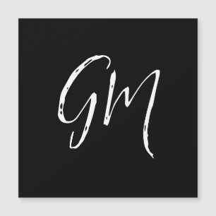 Aangepaste naam Initialen gepersonaliseerd in twee