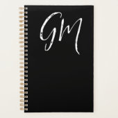 Aangepaste naam Initialen gepersonaliseerd in twee Planner (Voorkant)