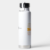 Aangepaste naam & initialen zomer waterfles (Rechts)