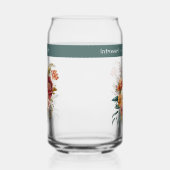 Aangepaste naam introvert eenzaamheid bloemen groe blikvorm glas (Links)