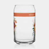 Aangepaste naam introvert eenzaamheid bloemen sina blikvorm glas (Links)