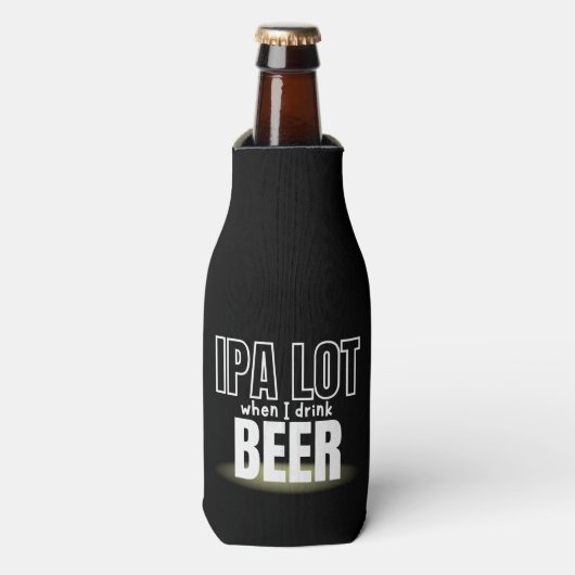 Aangepaste naam IPA-partij Funny Cool Beer Flesjeskoeler (Fles Voorkant)