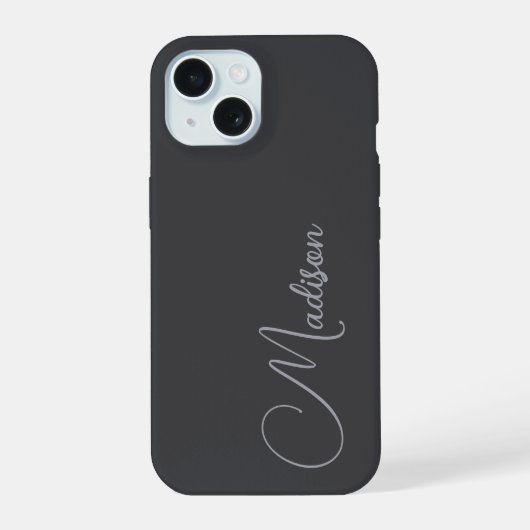 Aangepaste naam iPhone 15 case (Achterkant)