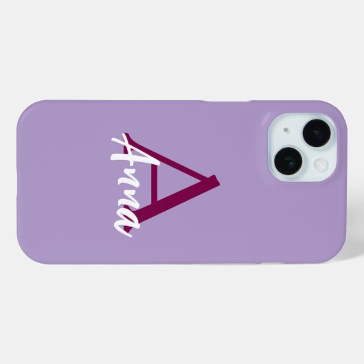 Aangepaste naam iPhone 15 Hoesje (Achterkant (horizontaal))