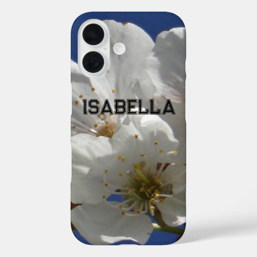 Aangepaste naam iPhone Case (Achterkant)