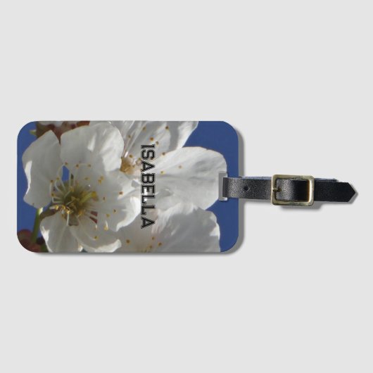 Aangepaste naam iPhone Case Bagagelabel (Voorkant (horizontaal))