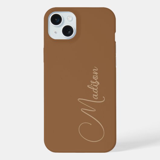 Aangepaste naam iPhone hoesje (Achterkant)