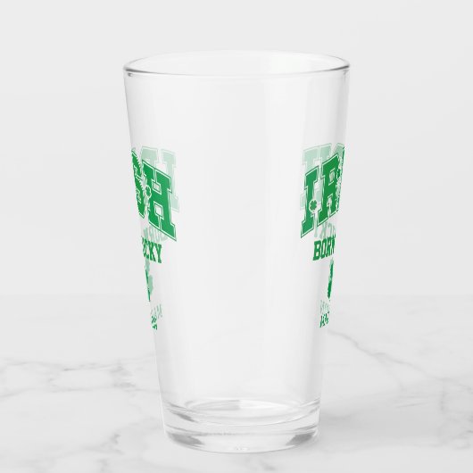 Aangepaste naam Irish Born Lucky Glas (Rechts)