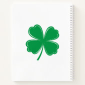 Aangepaste naam Irish Born Lucky Notitieboek (Achterkant)