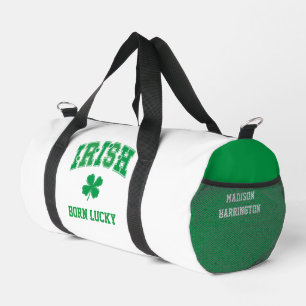 Aangepaste naam Irish Born Lucky Plunjezak