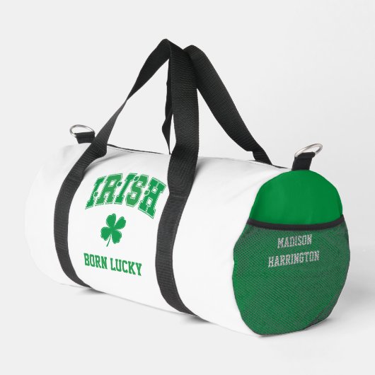 Aangepaste naam Irish Born Lucky Plunjezak (Rechterhoek)