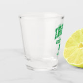 Aangepaste naam Irish Born Lucky Shot Glas (Links)