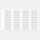 Aangepaste naam Iron-On stof kleding Labels (Vel)