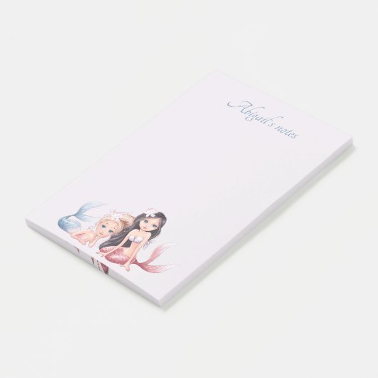 Aangepaste naam is gepersonaliseerd girale Post-it Post-it® Notes (Schuin)