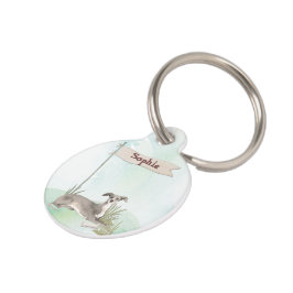 Aangepaste naam Italiaanse Greyhound Pet Dog Huisdierpenning