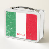 Aangepaste naam Italiaanse vlag met speciale aanda (Achterkant)