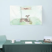Aangepaste naam Italiaanse windhond huisdier hond Spandoek (Beurs)