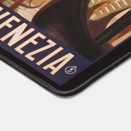 Aangepaste naam Italië Vintage Travel Bureaumat (Hoek)