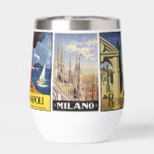 Aangepaste naam Italië Vintage Travel Collage (Achterkant)