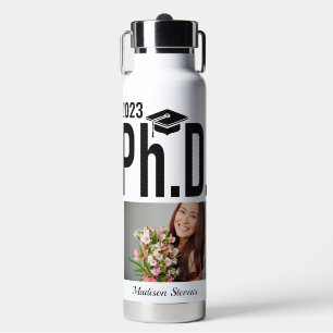 Aangepaste naam, jaar en foto waterfles