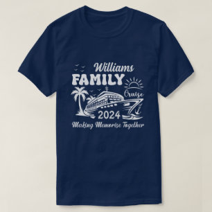 Aangepaste naam Jaar Familie Cruise Groep Matching T-shirt