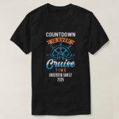 Aangepaste Naam Jaar Het is Cruise tijd T-shirt (Design voorkant)
