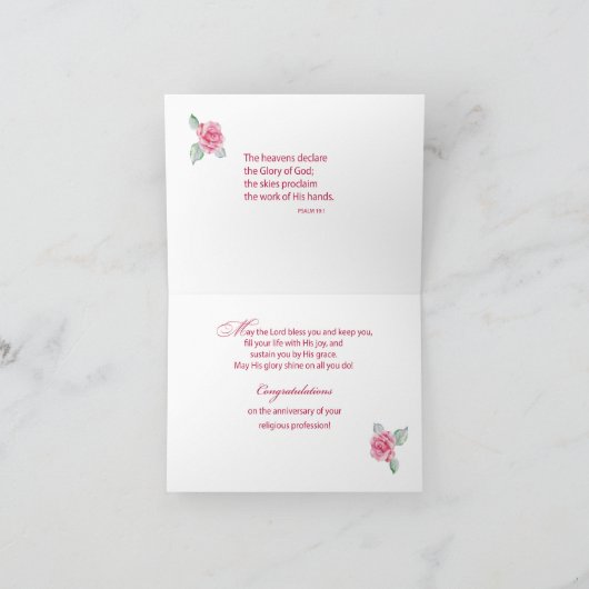 Aangepaste naam & Jaar Jubileum van het Religieuze Kaart (Binnen)