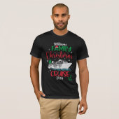 Aangepaste naam Jaar Kerstmis Familie Cruise Match T-shirt (Voorkant volledig)