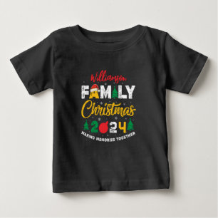 Aangepaste naam Jaar Matching Familie Kerstmis Reu