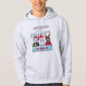 Aangepaste naam Jaar Matching Santa Familie Kerstm Hoodie (Voorkant)
