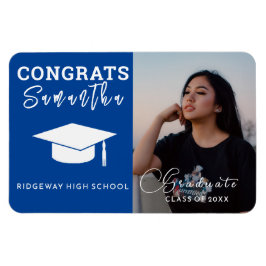 Aangepaste naam, jaar persoonlijke Afstuderen foto Magneet