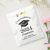 Aangepaste naam, jaar & tekst Afstuderen Bedankzakje (Gezegeld)