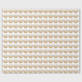 Aangepaste naam & jaar Zuster, 60ste verjaardag Re Cadeaupapier (Vlak)
