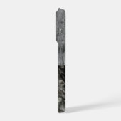 Aangepaste naam jachthond rustieke gele lab camo iPhone hoesje (Linkerkant)