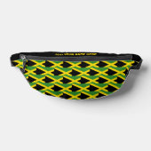 Aangepaste naam JAMAICA VLAG Heuptasje (Liggend)