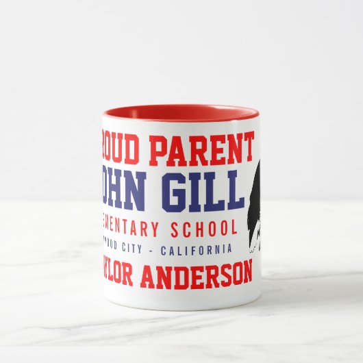 Aangepaste naam John Gill Proud Parent Red Mok (Midden)