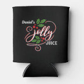 Aangepaste naam Jolly Juice Christmas Cheer Beer Blikjeskoeler (Voorkant)