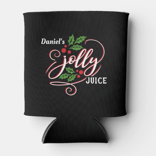 Aangepaste naam Jolly Juice Christmas Cheer Beer Blikjeskoeler (Voorkant)