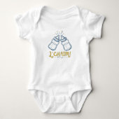 Aangepaste naam Joods "L'CHAIM!" Baby Bris of naam Romper (Voorkant)