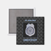 Aangepaste naam, Jubileum met politie Magneet (Voorkant / Achterkant)