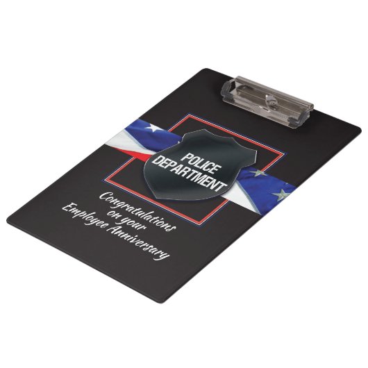 Aangepaste naam, Jubileum politiewerknemer Klembord (Gekanteld)