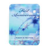 Aangepaste naam, Jubileum voor eerste bruiloft Magneet (Verticaal)