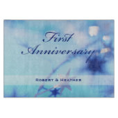 Aangepaste naam, Jubileum voor eerste bruiloft Snijplank (Voorkant)