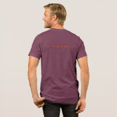 Aangepaste naam kamperen Tri-Blend shirt (Voorkant)