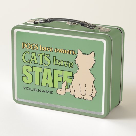 Aangepaste naam KATTEN HEBBEN PERSONEEL (Achterkant)