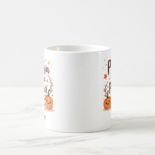 Aangepaste Naam Kawaii Halloween Coffee Mok voor V (Center)