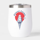 Aangepaste naam Kawaii Ice Cream Cone Schattige Ja (Voorkant)