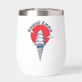 Aangepaste naam Kawaii Ice Cream Cone Schattige Ja