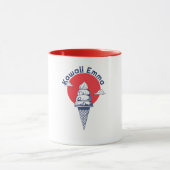 Aangepaste naam Kawaii Ice Cream Cone Schattige Ja Mok (Midden)