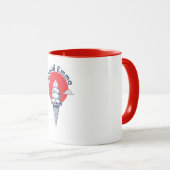 Aangepaste naam Kawaii Ice Cream Cone Schattige Ja Mok (Voorkant rechts)